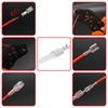 Savagrow 100 Sets Male and Female Wire Spade Connector 4.8mm