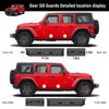 YOJOJOCO Door Sill Guards Compatible with Jeep Wrangler JL JLU