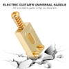 6 Pcs Electric Guitar Tremolo Saddles Bridge for Electric Guitar