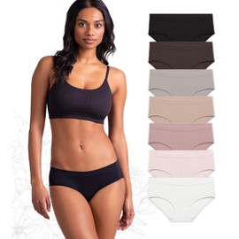 Attributes 7 Pack Seamless Briefs, Multipack E, X-Large