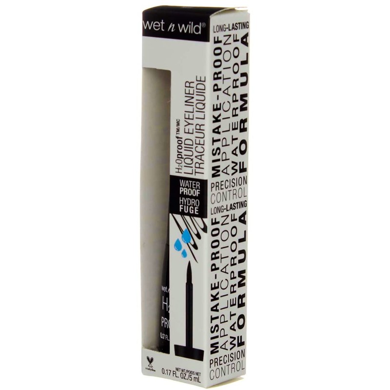 H2O Proof Felt Tip Liquid Eyeliner, Black by Wet 'n'