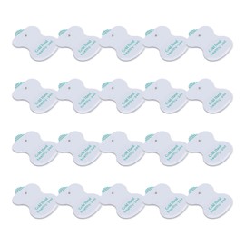 HEALLILY Electrode Pads 20 Pcs Tens Electrodes Pads Electrotherapy Massage Pads for Tens Digital Therapy Machine Massager Patch Replacement