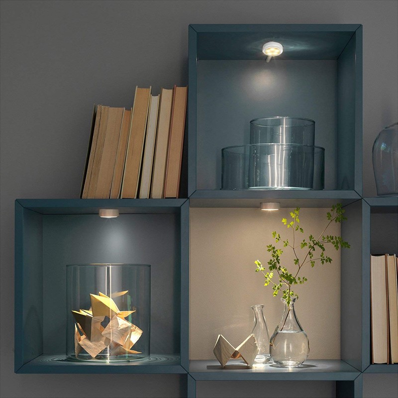 BLS Wireless Dimmable LED Puck Lights with Remote Control, AA-1030
