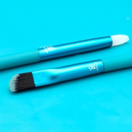 MODA Bold Beauty Duo – 2pc Vegan Makeup Brush Set with Soft Filaments for Eyes