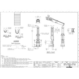 40 Pair) Molex 18-24 AWG Gauge Pins 0.062" Male and Female Pins Connector, Crimp style pin, 1561-(P901)L