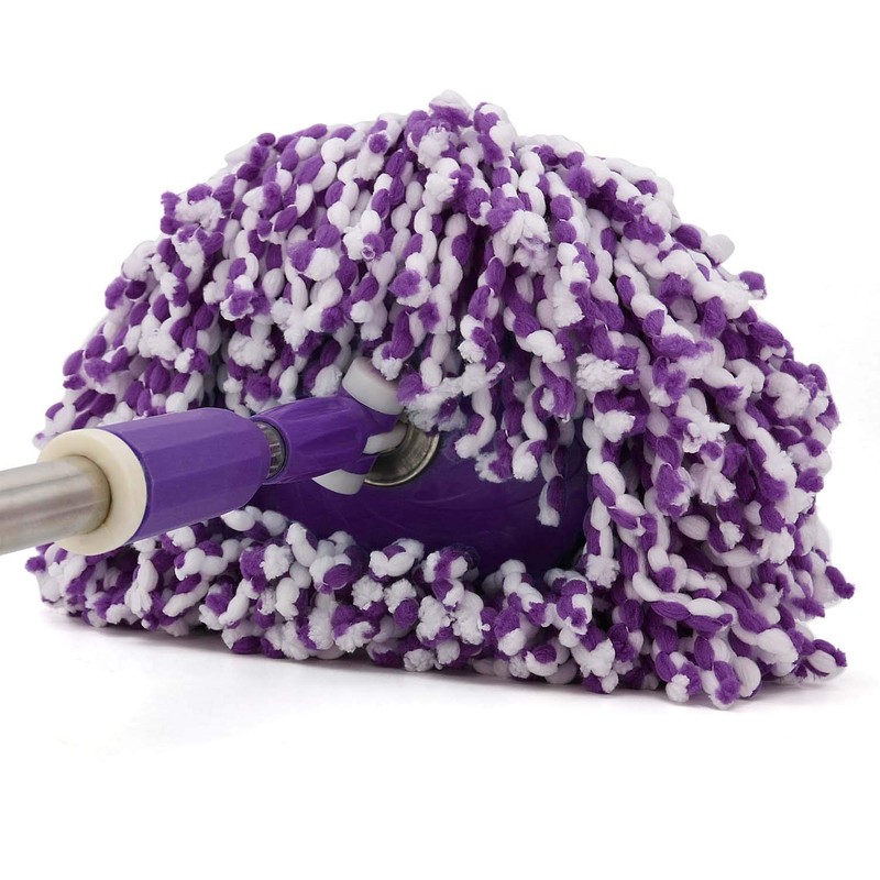 3 Pack Spin Mop Replacement Head, Round Shape Standard Size