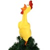 Tree Buddees Hilarious Rubber Chicken Funny Kids Christmas Tree Topper