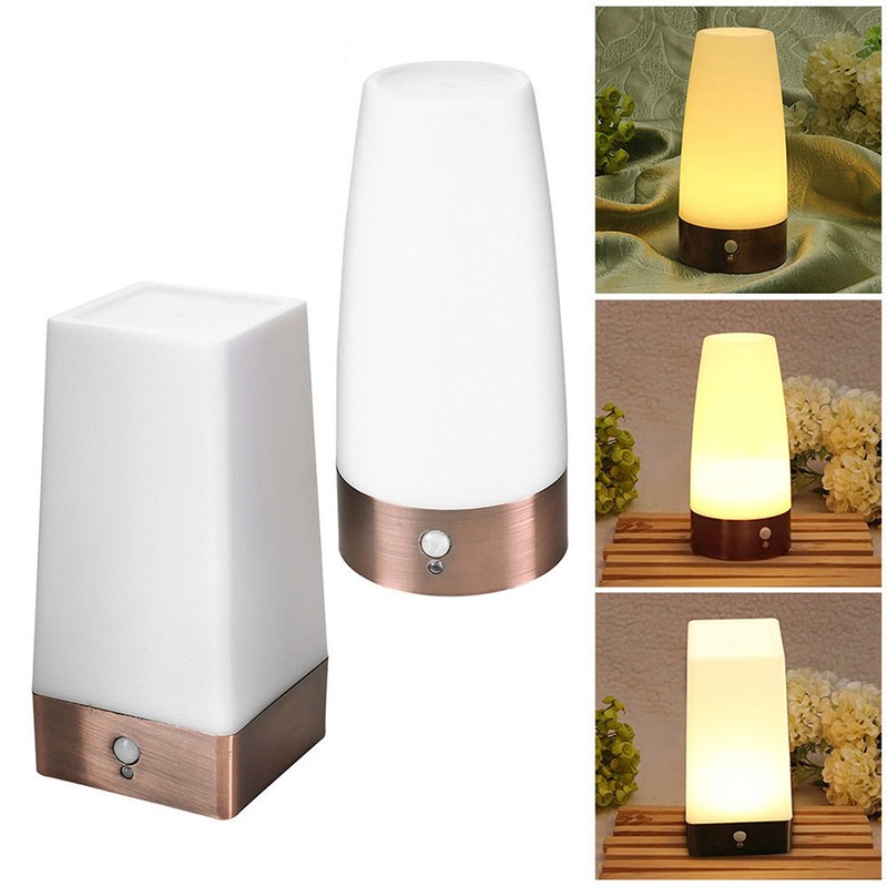 Smart Wireless Motion Sensor Night Light Battery Operated Lamp Bedside