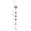 Brogan 40" H Teapot & Cups Rain Chain with Bell