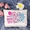 Lisbon Portugal Portuguese Lover Makeup Bag Lisbon Map Travel Vacation