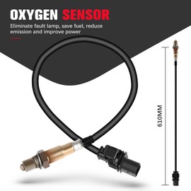 Automotive O2 Oxygen Sensor Upstream fit for Hyundai Accent Veloster for Kia Rio Soul 2012 2013 2014 2015 2016 1.6L Air Fuel Ratio Sensor 234-5055