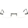 Aloha Eyewear Simplicity Slim, Semi-Rimless Reading Glasses for Men and