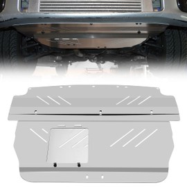 Kojem Aluminum Under Tray Skid Plate Compatible with 2004-2007 Subaru WRX, 2004-2007 Subaru STI Engine Splash Shield - Silver
