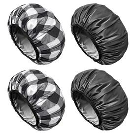 Aquior Gorro Ducha Paquete Gorros Grandes Cabello Largo Mujer Reutilizable Satén Suave Sedoso Primera Todo Tipo Longitudes Peinado