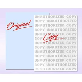 NextDayLabels Blue Security Paper – Multi-Purpose – UNAUTHORIZED COPY – Fraud Prevention – Laser & Inkjet Printer Compatible – 8.5" x 11“ – 24 lb – 500 Sheets (Case of 2,500)