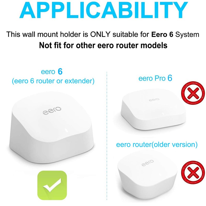 Outlet Wall Mount Only for eero 6 & eero 6+