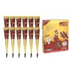 12pcs Temporary Tattoo Paste Cone Body Art Painting Drawing Paste