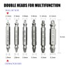 Damaged Screw Extractor Set, HSS4341 Bolt Extractor Stud Screw Remover