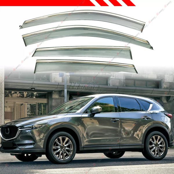 ZTT For 2017-2024 Mazda CX-5 Side Wind Deflector Rain Guard