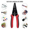 WGGE WG-015 Professional 8-inch Wire Stripper/Crimping Tool, Cable Cutter/Crimper, Wiring