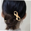 Baluue U Shaped Bowknot Hair Sticks French Twist Hair Forks
