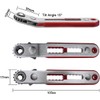 Bestgle 2pcs Mini Ratchet Wrench Set, 1/4" Drive Socket High
