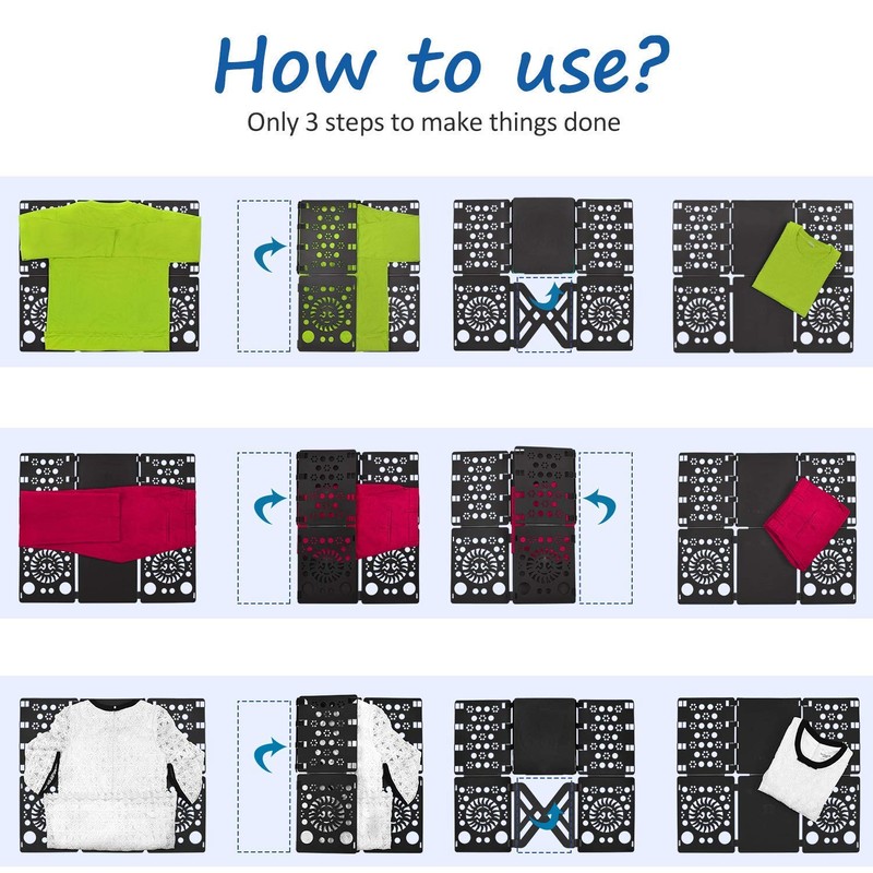 BoxLegend T shirt Clothes Folder T-shirt Folding Board Flip Fold