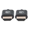 MANHATTAN HDMI Cable Ultra Thin with Ethnet 1.8 m Black