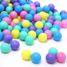 LittleTom From Zero: 50 Colorful Ball Pit Balls 5.5cm Kids Play Balls - Baby Balls for Ball Pit Small Plastic Balls - Ball Pool Balls for Ball Pit Tent Playpen Accessories Kids Balls for Garden