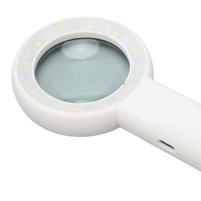 Magnifying Glass with Light 12 LED 5X Handheld 3 Brightness