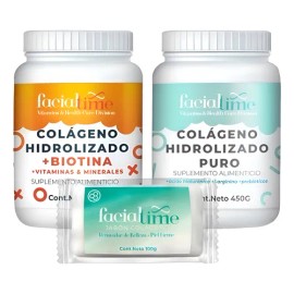 Jabn De Colgeno Colgeno Biotina 450gr Facial Time Sin Sabor