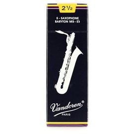 Vandoren Reed Baritone Saxophone Traditional Strength 2 1/2