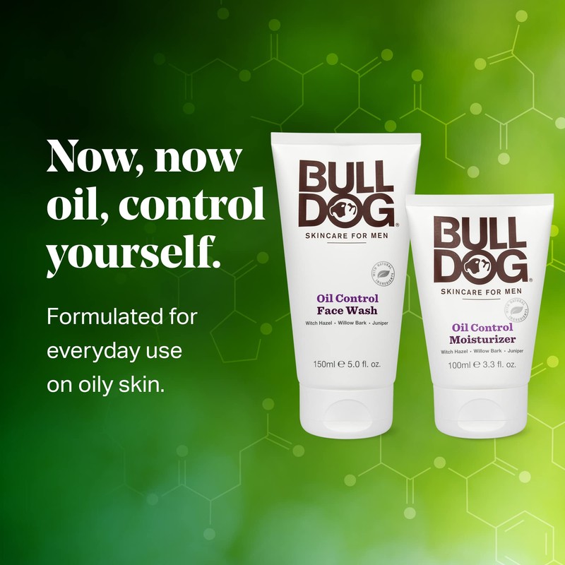 Bulldog Mens Skincare and Grooming Oil Control Starter Kit with