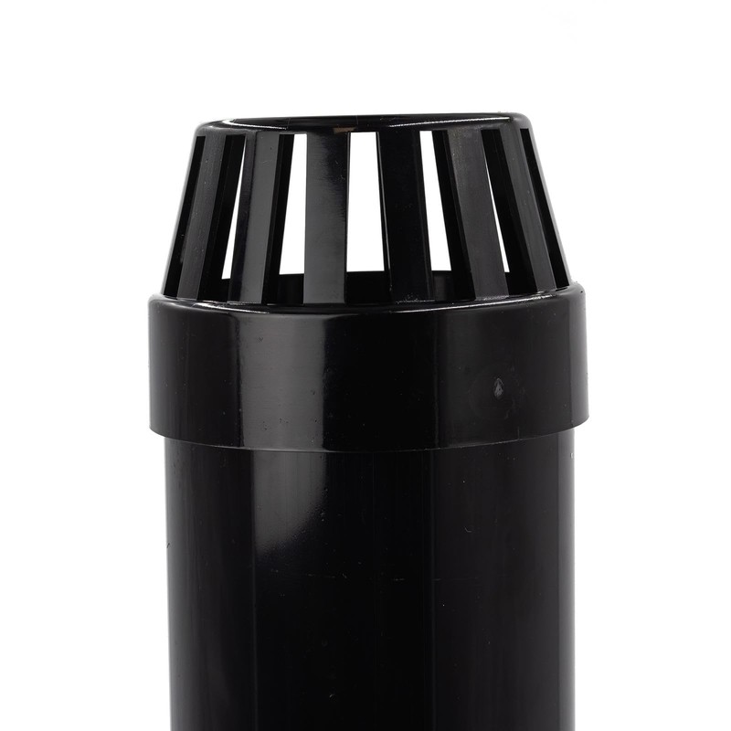 Kayflow 110mm Soil Pipe Fitting (S21) - Cowl, Black