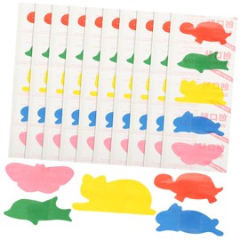 COLLBATH Cartoon Animal Hemostatic Patches for Boy Girl Colorful Bandages Gentle Skin Flexible and Breathable and Scrapes for Daily Use and Family Sharing