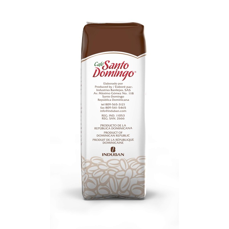Santo Domingo Whole Roasted Bean Dominican Coffee 1 Bag /