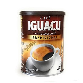 Cafe Iguacu Tradicional Instant Brazilian Coffee, Can 200 grams