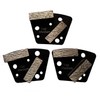 3 Pcs Trapezoid Genenal Sintering Diamond Grinding Disc Block for