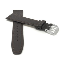20mm Brown Buffalo Pattern Leather Smartwatch Band Strap fits Skagen Hagen, Signatur, Hald & Many More