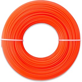 T TOVIA String Trimmer Line, 2.4mm x 15m Spool, Round Cord for Grass Trimmers & Brushcutters, All Purpose Nylon Strimmer Wire Perfect for DIY & Gardening