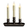 HOLIDAY PEAK Battery-Operated LED Triple Window Candle