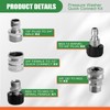 Pressure Washer Quick Connect Kit, Stainless Steel Pressure Washer Hose