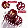 Large Claw Clips for Thick Hair 2 Pcs, 3.66 Inch