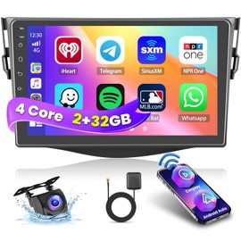 Inefala 2+32G Android 13 Car Stereo Radio for Toyota RAV4 2006-2012, 9'' HD Touch Screen Headunit with Wireless CarPlay Android Auto, AHD Backup Camera, Mirror Link, GPS, WiFi, DSP