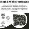 Amazing Gemstone Amazing Gemstone 2 Pieces Black & White Tourmaline