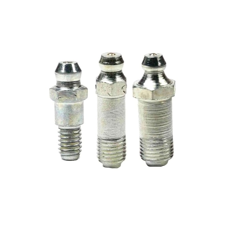 10PC M6x1 Iron Grease Zerk Nipple Nipple Fitting