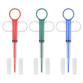 Roysmart 3 Stücke Tablette Feeder, Tabletteneingeber Katze, Pille Fütterung Werkzeug, Haustier Tablettenteiler, Pet Pusher Tabletteneingeber Tablettengeber für Katzen kleine Hunde