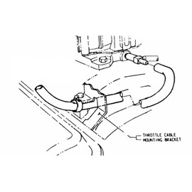 Inline Tube Replacement For 1968-72 Pontiac, GTO, Firebird Booster to Carb Vacuum Line with Clips 4pc