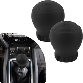 2 fundas para palanca de cambios de coche de 5 velocidades, funda de silicona antideslizante para la decoración del coche que protege las perillas de cambio, cubierta universal para palanca
