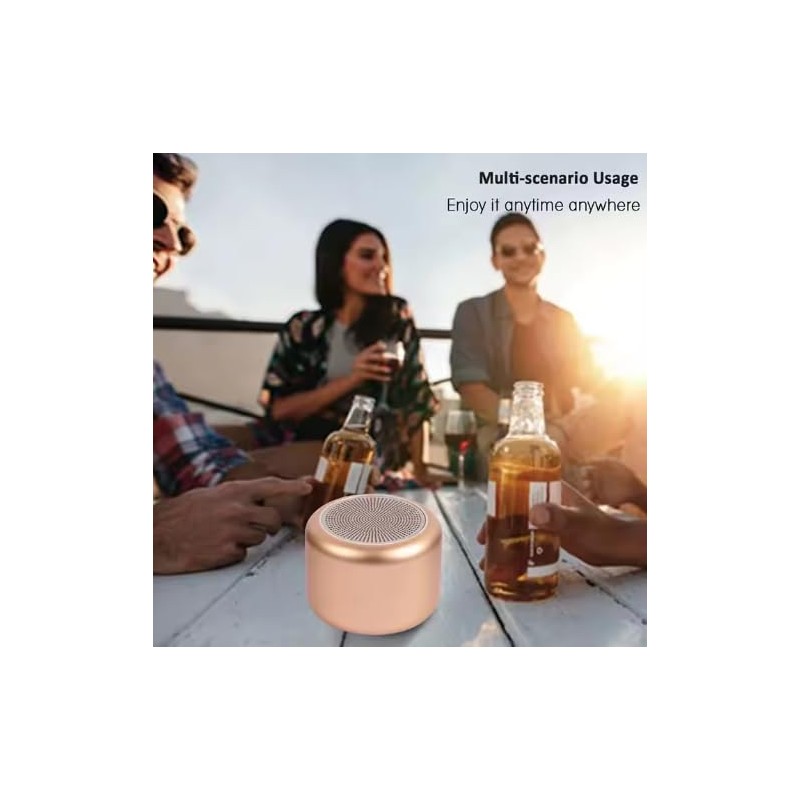 Hype Audio Portable Mini Bluetooth Wireless Speaker, Lightweight Super Compact,